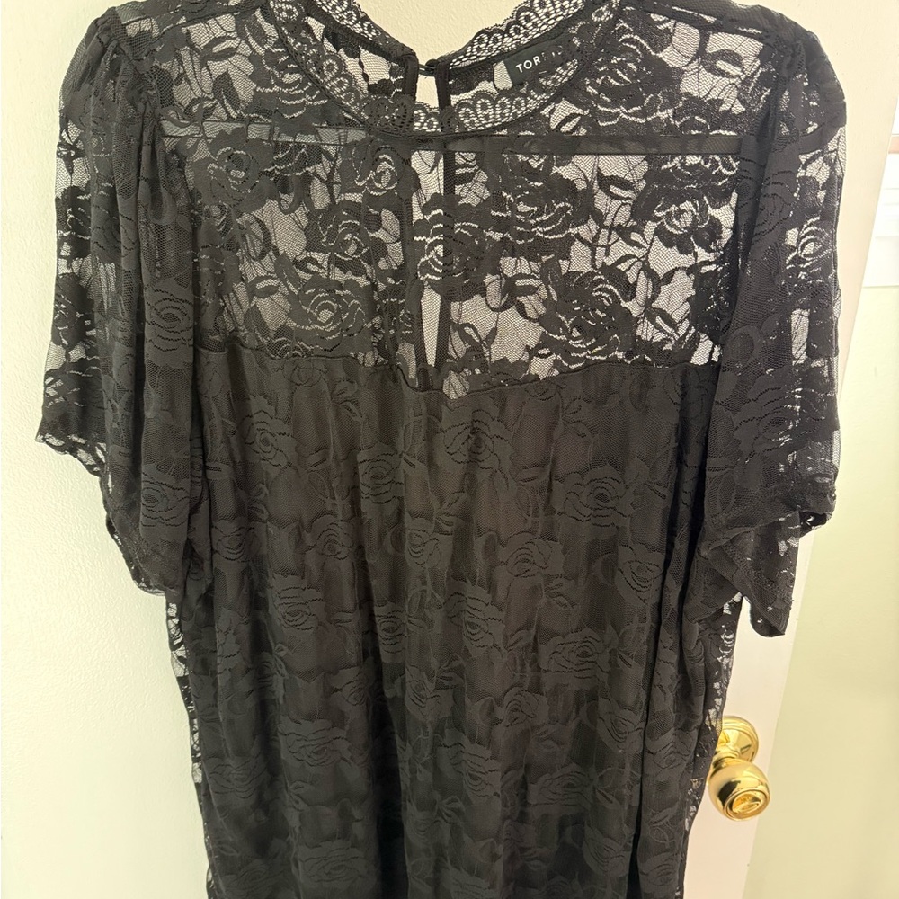 Black Lace Top